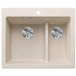 Blanco 527139 Pleon 6 Split 雙槽昇盤 (米雅白色 Soft White)